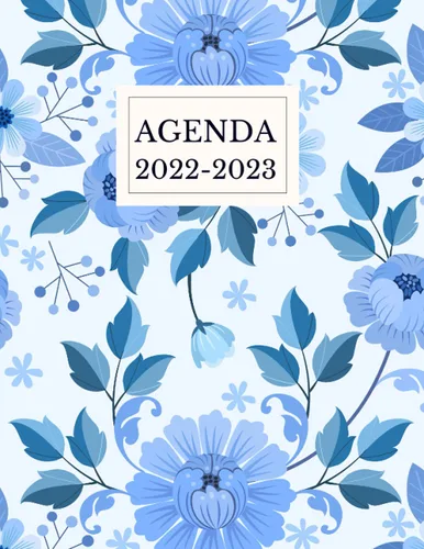 Agenda 2022-2023 2 ans, 24 mois de Janvier 2022 à Décembre 2023, organisateur et planificateur Mensuel, semainier simple et pratique, to do List,