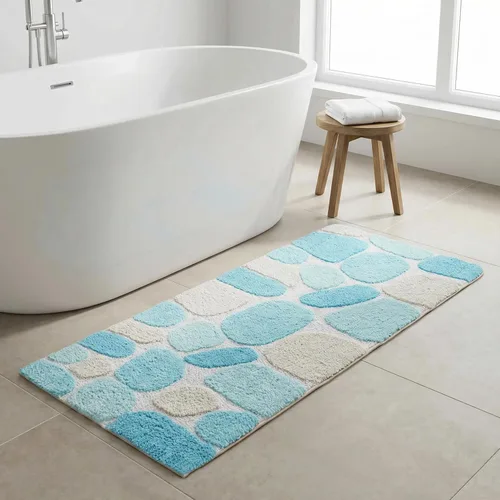 THE BEER VALLEY Alfombra de baño antideslizante de 24 x 60 pulgadas, suave y absorbente, alfombra de baño grande antideslizante para suelos de