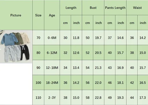 Vista 7 de Conjunto de sudadera y pantalones para bebé niño, sudadera de manga larga + pantalones deportivos, ropa de otoño e invierno