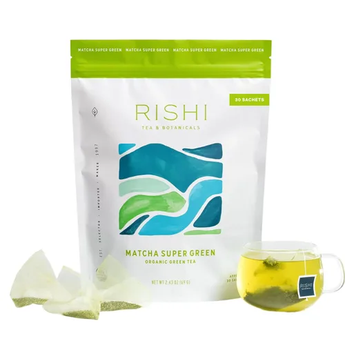 Vista 10 de Rishi Tea Té verde Matcha orgánico