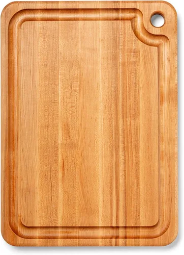 Vista 12 de John Boos Prestige Series Tabla de Cortar Rectangular de Madera de Arce 16"x10" – 1.25 pulgadas de grosor, bloque de carnicero reversible de 6
