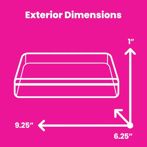 Vista 2 de Everything Mary Organizador de cuentas de 24 tarros – Estuche grande de plástico transparente para pintura de diamantes, joyas y cuentas