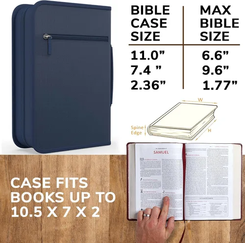 Vista 4 de Juego de 2 bolsas de Biblia para hombres y mujeres de DEHITE