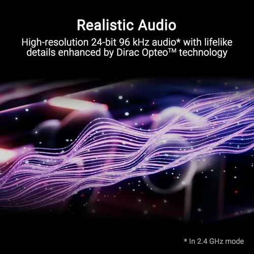 Vista 4 de ASUS ROG Cetra True Wireless SpeedNova Gaming Earbuds – Modo Dual (BT, 2.4GHz), Dirac Opteo, Micrófono AI de Conducción Ósea, ANC Adaptativo