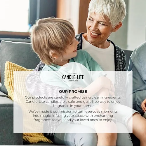 Vista 6 de CANDLE-LITE Fragancia perfumada de cerezas negras jugosas, una vela de aromaterapia de 3 mechas de 10 onzas con 20-40 horas de tiempo de combustión