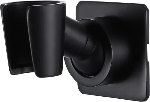 Vista 9 de YDmeet Soporte para cabezal de ducha, soporte ajustable de latón de mano, soporte de montaje en pared, instalación de pegamento sin taladros