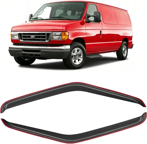 Vista 206 de Visera de ventana para Jeep Cherokee 1984-2001 (Excluye Modelo Limited), Protectores Guards Shields de lluvia de canal exterior, Deflector