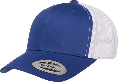 Vista 48 de Yupoong Gorra de camionero retro Multicam de Yp Classics Alpine/Blanco