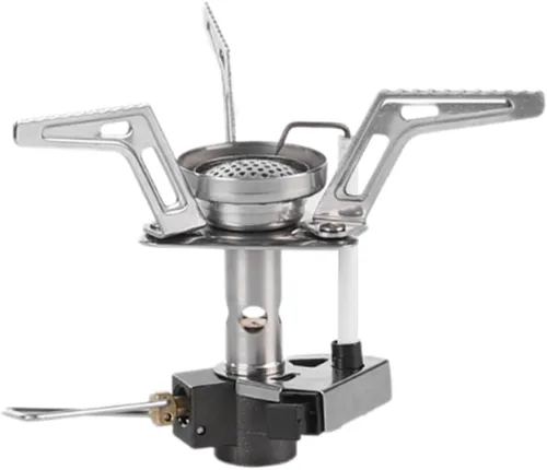 Vista 7 de Fire-Maple Greenpeak 2 Estufa de Mochilero y Camping con Válvula Micro Regulada - Equipo de Cocina Ultraligero, Compacto, Alimentado por Isobutano