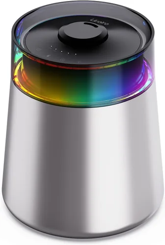 Humidificador ultrasónico de vapor frío de acero inoxidable de 7L para dormitorio y habitación grande, llenado superior, ultra silencioso 24 dB, 3