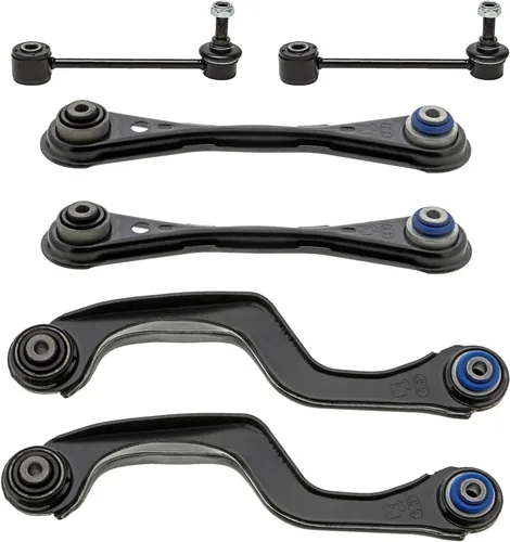 Vista 158 de Detroit Axle - Kit de extremo delantero para Chrysler 300 Dodge Charge 2011-2018 Challenger, 2 brazos de control traseros inferiores, 2 barras