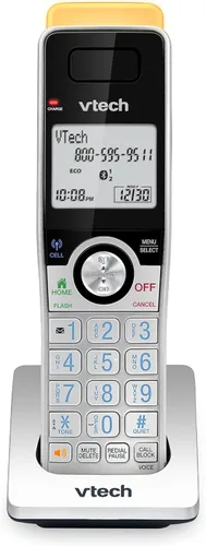 Vista 13 de VTech IS8128-51 - Teléfono inalámbrico DECT 6.0 de 5 manos con alcance superlargo para el hogar, con contestador automático, alcance de hasta 2300