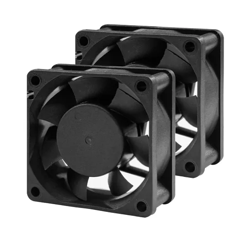 PANOMOUNTS CF6025 - Ventilador de enfriamiento de 2.362 in 12 V CC - Ventiladores de alto flujo de aire de 2.362 in 0.984 in 12 V 2 pines para