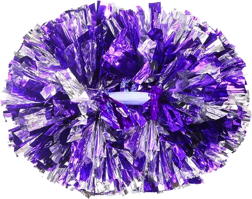 Vista 19 de Pompones de animadora para fiestas deportivas, accesorios de equipo de baile, espíritu de escuadrón de animación (A-15)