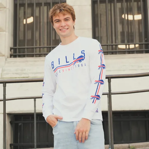 Vista 4 de Ultra Game Men's NFL Official Soft Lightweight Long Sleeve T-Shirt