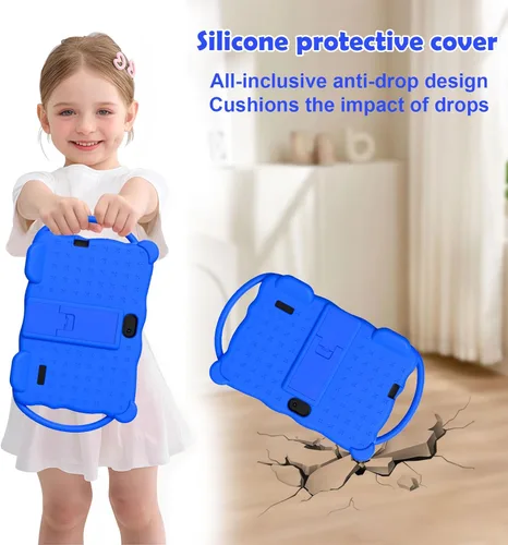 Vista 5 de Tableta infantil de 7 pulgadas para niños, Tableta de aprendizaje para niños de 32 GB ROM con estuche protector, aplicaciones educativas