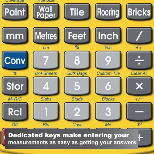 Vista 6 de Calculated Industries 8528 Calculadora métrica de bricolaje