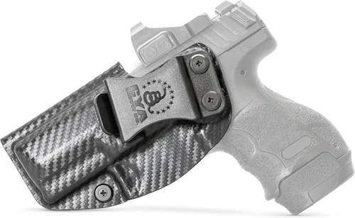 Vista 89 de CYA Supply Co. - Fundas IWB de fibra de carbono listas para ópticas - Múltiples ajustes - Compañía de veteranos - Hecho en EE. UU