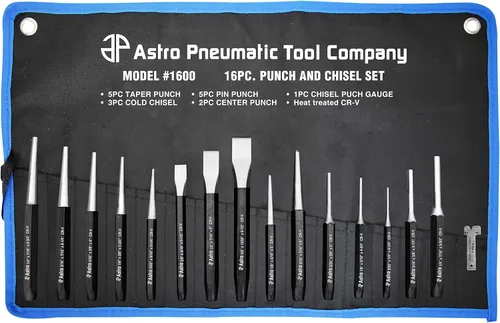 Vista 3 de Astro Set de 16 piezas de punzones y cinceles 1600