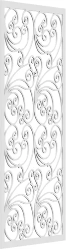 Vista 54 de Ekena Millwork WALW10X25X0250MALBI Marilla Paneles de pared decorativos de madera con calado, 9 3/8 pulgadas de ancho x 24 3/8 pulgadas de alto