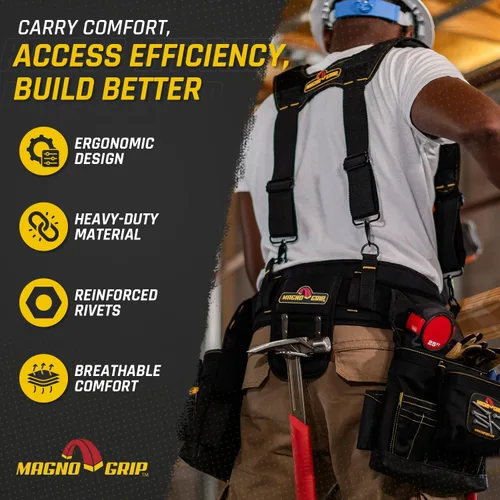 Vista 8 de MagnoGrip 002-634 Plataforma de suspensión magnética de 33 bolsillos, color negro