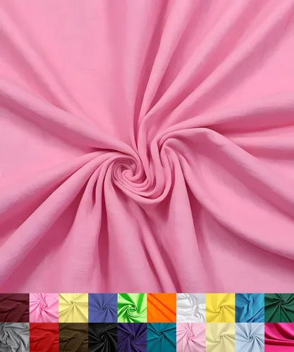 Vista 26 de Barcelonetta Tela de polialgodón para coser Tela de paño por yarda Rollo de 60" de ancho Ligera, transpirable Forro, textil