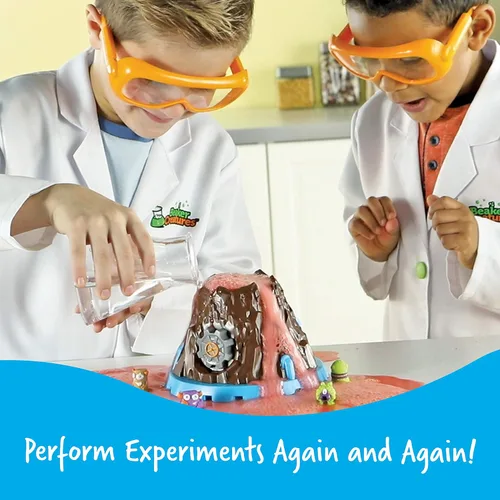 Vista 3 de Learning Resources Beaker Creatures Bubbling Volcano Reactor - Kits de ciencia para niños de 5 años en adelante, juguetes STEM para niños