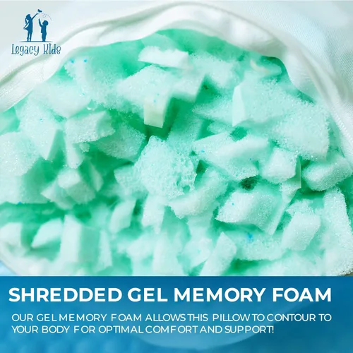 Vista 3 de Legacy Kids Almohadas de embarazo para dormir Almohada de embarazo refrescante para mujeres embarazadas para dormir Almohada corporal de espuma