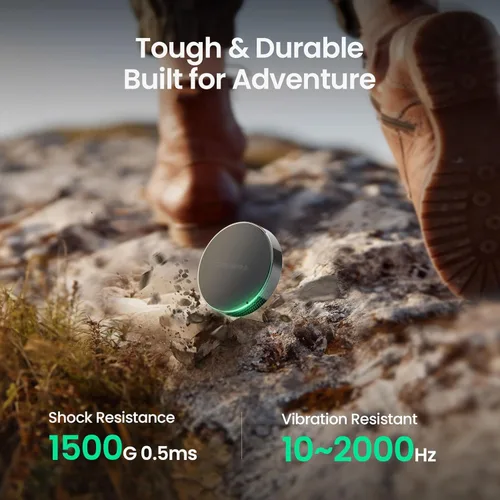 Vista 7 de DIGIERA 1TB SSD Magnético Portátil, Unidades de Estado Sólido Externas con USB-C 3.2 Gen 2x2, Velocidad de hasta 2000MB/s, Compacto y Duradero