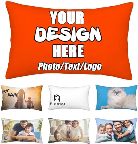 Vista 38 de Funda de almohada decorativa personalizada con foto de pareja, funda de cojín decorativo personalizada, fundas de almohada personalizadas