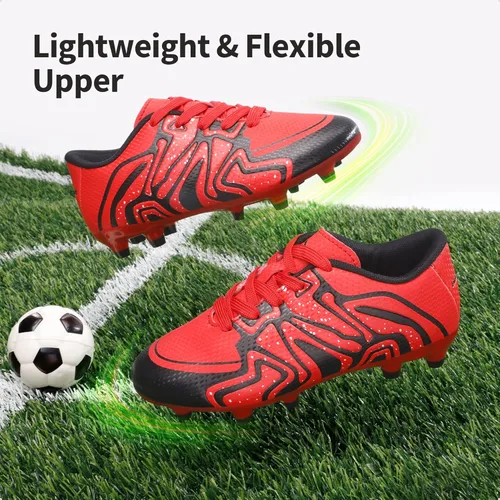 Vista 2 de Dream Pairs - 160472-K - Botines de fútbol para niños pequeños y grandes.