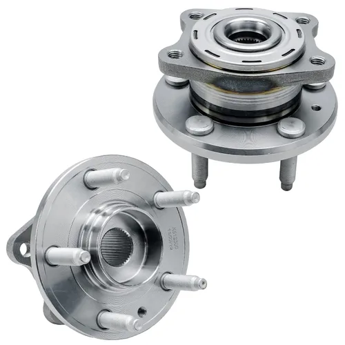Vista 28 de Detroit Axle - Kit de cubo de rodamiento de rueda delantera FWD 2 piezas para Hyundai 2012-2017 Accent, cojinete de rueda de montaje de cubo