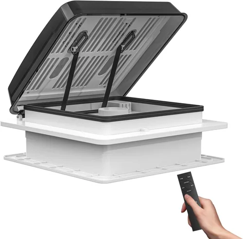 Vista 6 de 2012 Air Max Ventilador de Ventilación de Techo para Autocaravana de 14", Ventilador de Escape Reversible, Ventilador de Techo de Ventilación