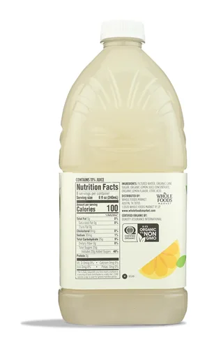 Vista 2 de 365 by Whole Foods Market, Limonada orgánica, 64 onzas líquidas