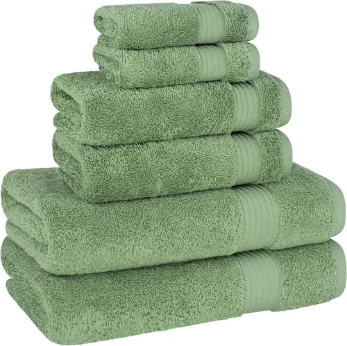 Vista 502 de Cotton Paradise 100% Cotton Turkish Washcloth Set for Bathroom, 4 Piece Soft Absorbent Small Hand Face Towels Wash Rags, Lilac