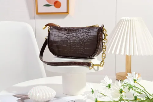 Vista 3 de Anbys 2 piezas de correa extensora para bolsa, cadena alargadora de bolsa, forma oblonga, de repuesto, para bolso cruzado, bolso de hombro