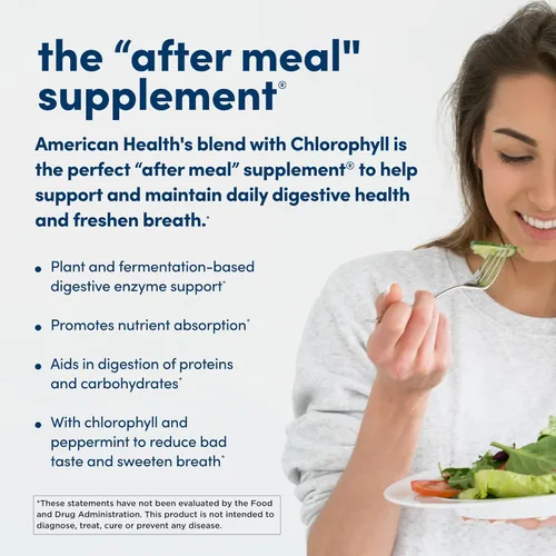 Vista 3 de Enzima de papaya masticable con clorofila 100 Chwbls