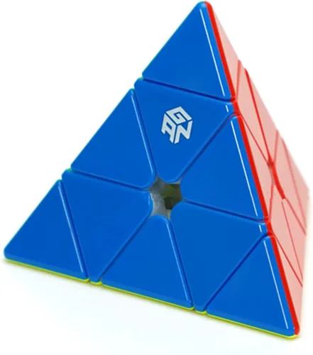 Cuberspeed GAN Pyramid M sin pegatinas Core Posicionamiento Edición Estándar Triángulo Speed Cube con pirámide 36 imanes