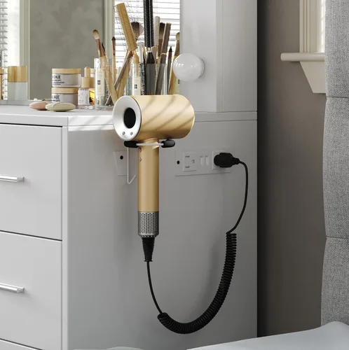 Vista 7 de FUSOU Escritorio de tocador de 37 pulgadas con espejo y luces LED, tocador de maquillaje con toma de corriente y USB, 3 modos de iluminación