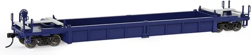 Vista 13 de Evemodel C8749 HO Scale 40ft Well Car 1:87 Fondo cóncavo 40' Carro de coche plano (3pcs - marrón)