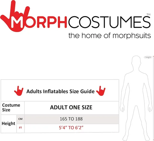 Vista 4 de Morph Costumes Adult Triceratops Costume Halloween Inflatable Dinosaur Costume
