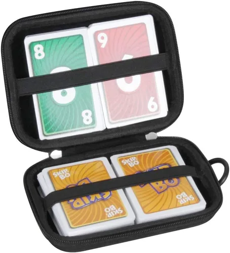Hermitshell Hard Travel Case for Mattel Games Skip BO Card Games