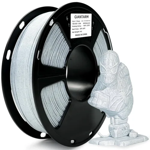 Vista 26 de GIANTARM - Filamento para impresora 3D, 2 piezas de filamento pla rojo, carrete de 1 kg (2.2 lbs), precisión dimensional de 1.75 mm +/- 0.03 mm