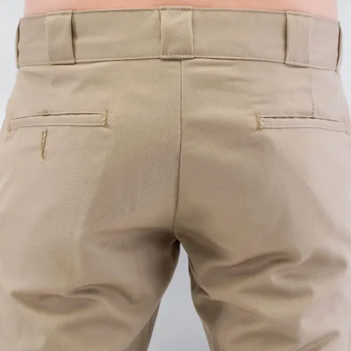 Vista 5 de Dickies - Pantalón de trabajo para hombre ajustado y recto con doble rodilla