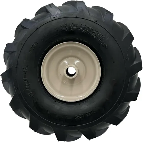 Vista 3 de Rueda de timón 11x4.00-4 - Buje de 3/4" - Compatible con Troy-Bilt Tillers