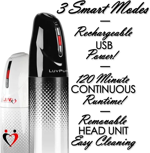 Vista 2 de LeLuv Bomba de vacío masculina iPump programable automática negra que registra tu nivel de vacío con cilindro transparente de 8 pulgadas de longitud