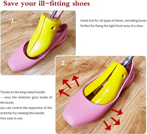 Vista 7 de TYOPMU Boot Stretchers For Cowboy Boots,Boot Stretcher Shoe Stretcher For Thick Wide Feet Men Women, for Size 7-12