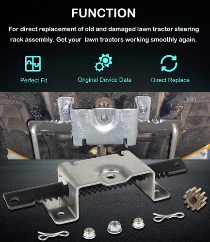 Vista 5 de 753-11064B CR12 Kit de servicio de dirección para cortacésped Kit de estante de dirección para Cub Cadet CC30 CC30H CC30E Hydro Mini Riders/MTD