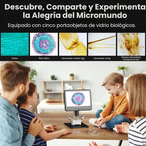 Vista 6 de Andonstar AD109 Microscopio digital con pantalla de 10,1" para reparación de soldadura