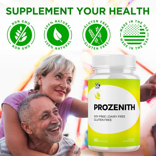Vista 6 de Paquete de 2 cápsulas Prozenith, suplemento oficial de Prozenith con todos los ingredientes naturales, píldoras Pro Zenith Advanced Formula Wellness